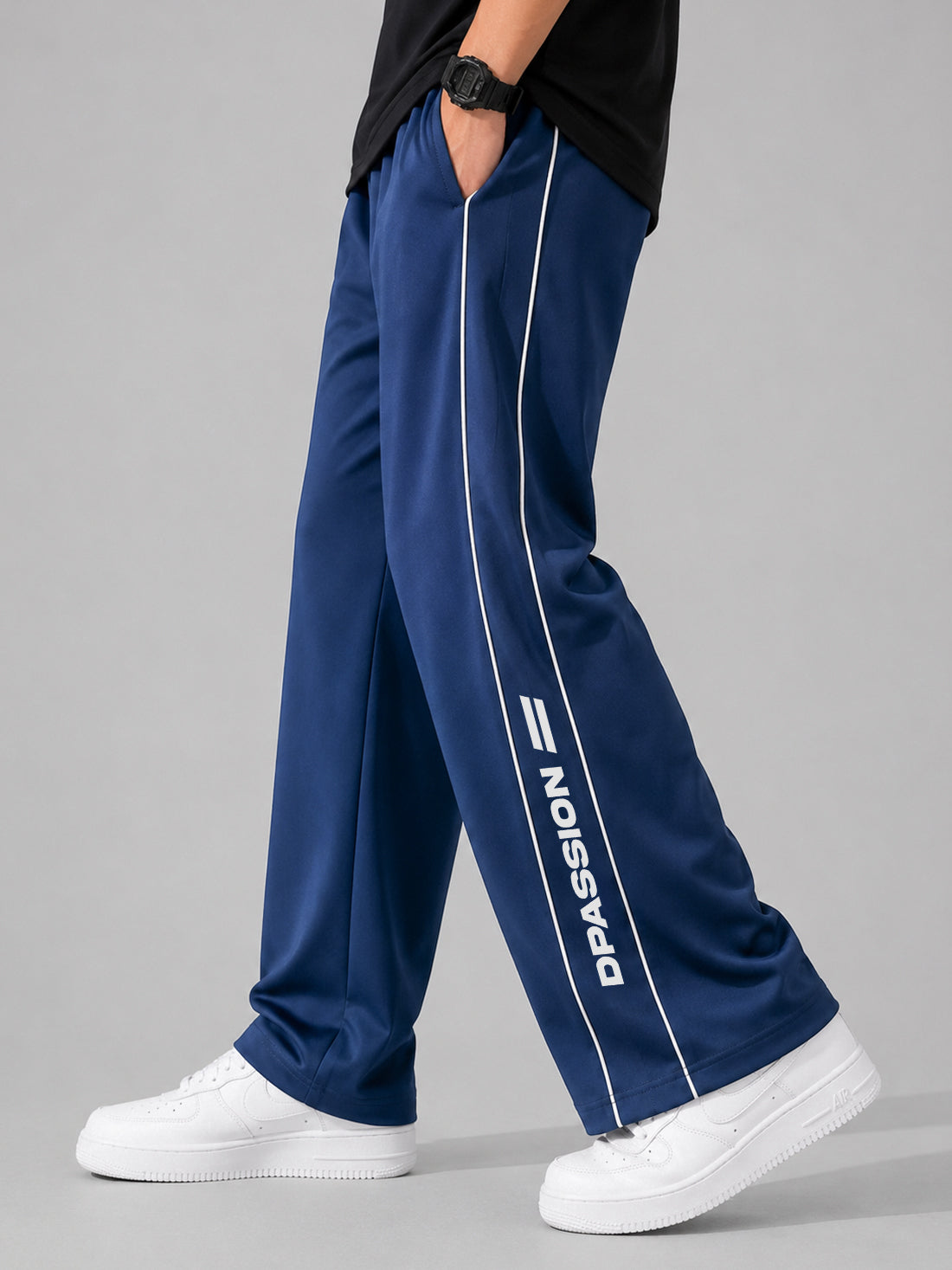 Dpassion Men's Oversized Wide Leg Track Pants | Activewear Manufacturer India