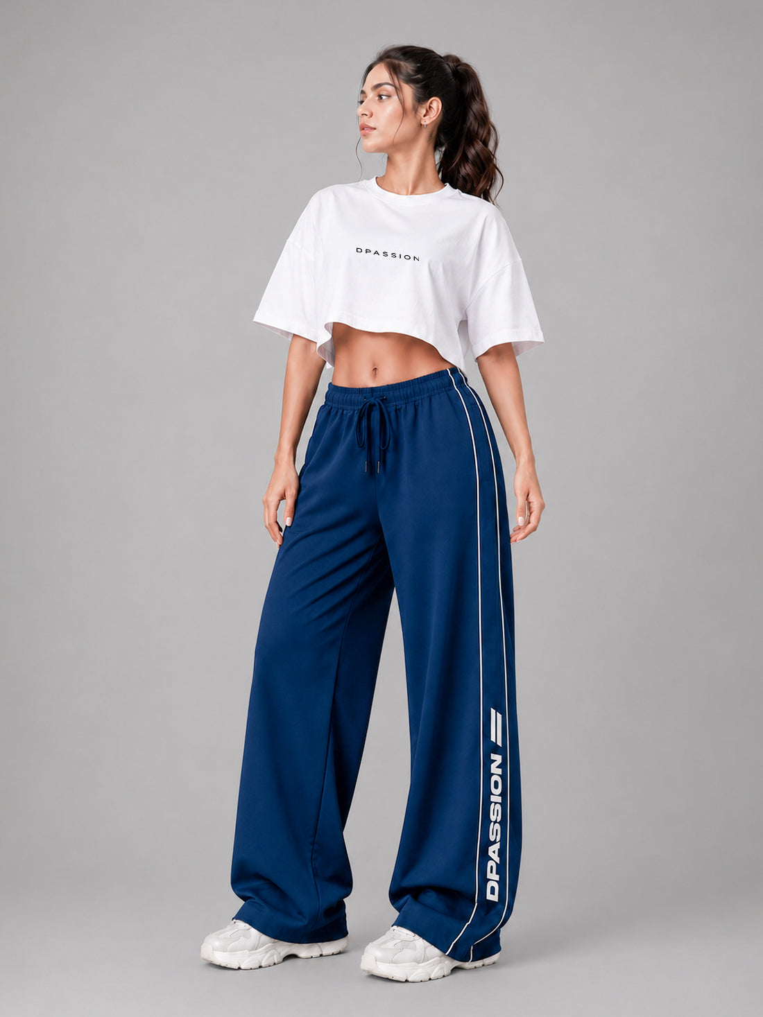 Dpassion Women's Wide Leg Track Pants | Sportswear Manufacturer