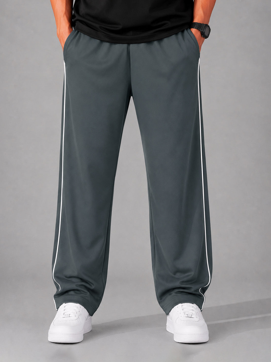 Dpassion Men's Oversized Wide Leg Track Pants | Activewear Manufacturer India