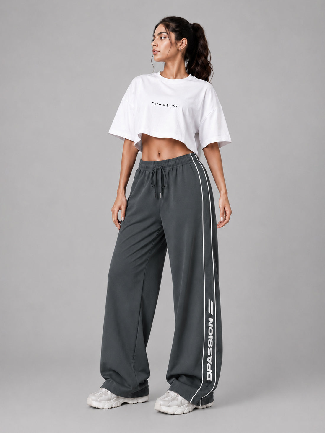 Dpassion Women's Wide Leg Track Pants | Sportswear Manufacturer
