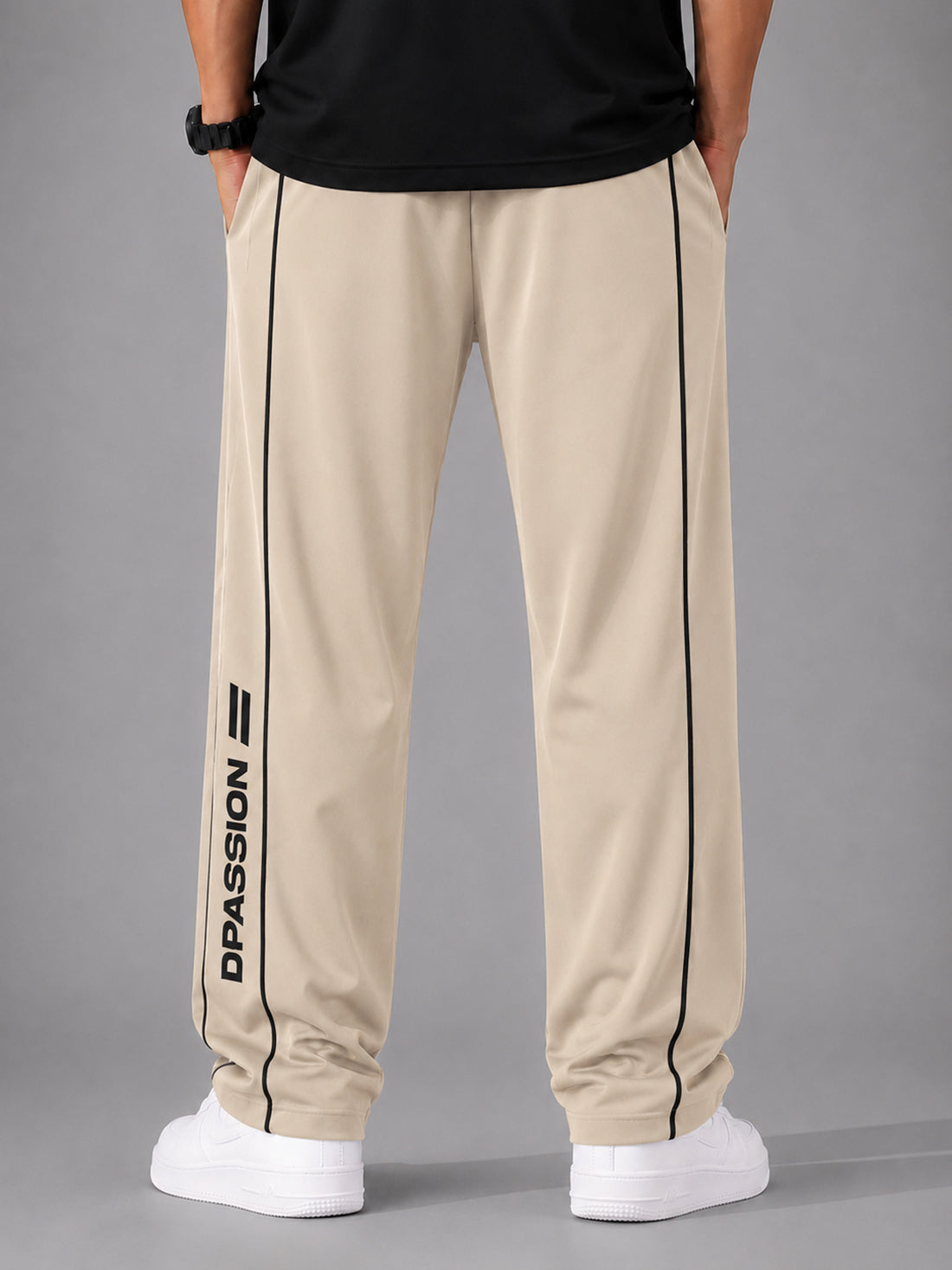 Dpassion Men's Oversized Wide Leg Track Pants | Activewear Manufacturer India