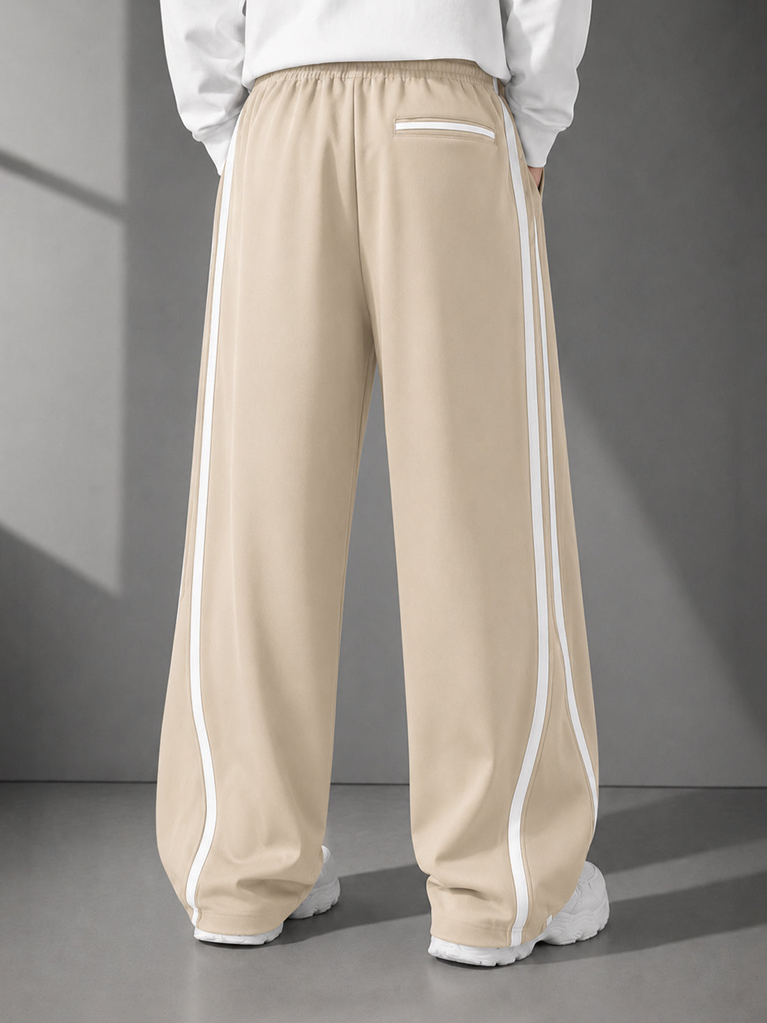 Dpassion Men's Oversized Wide Leg Track Pants | Sportswear Manufacturer