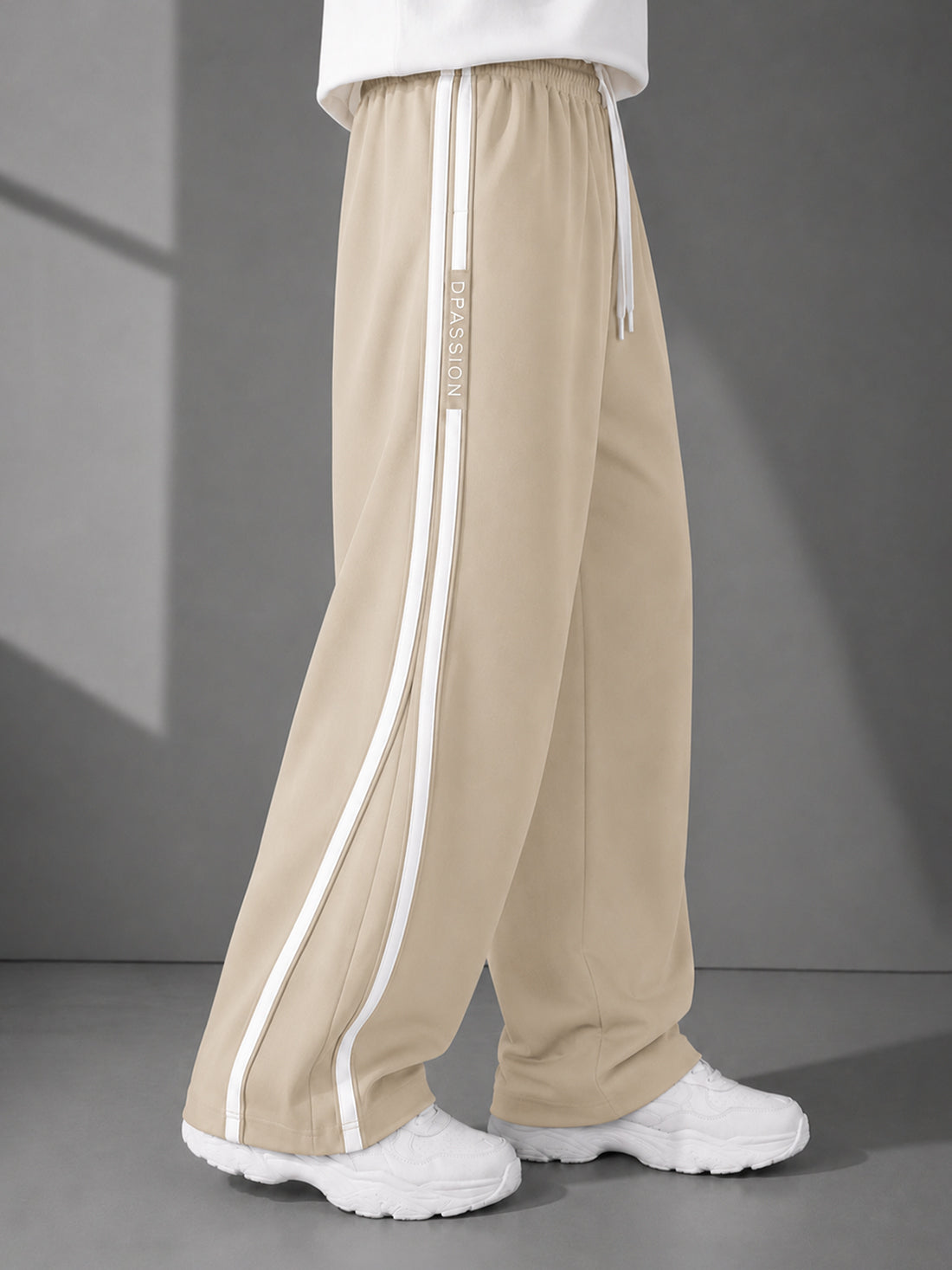 Dpassion Men's Oversized Wide Leg Track Pants | Sportswear Manufacturer