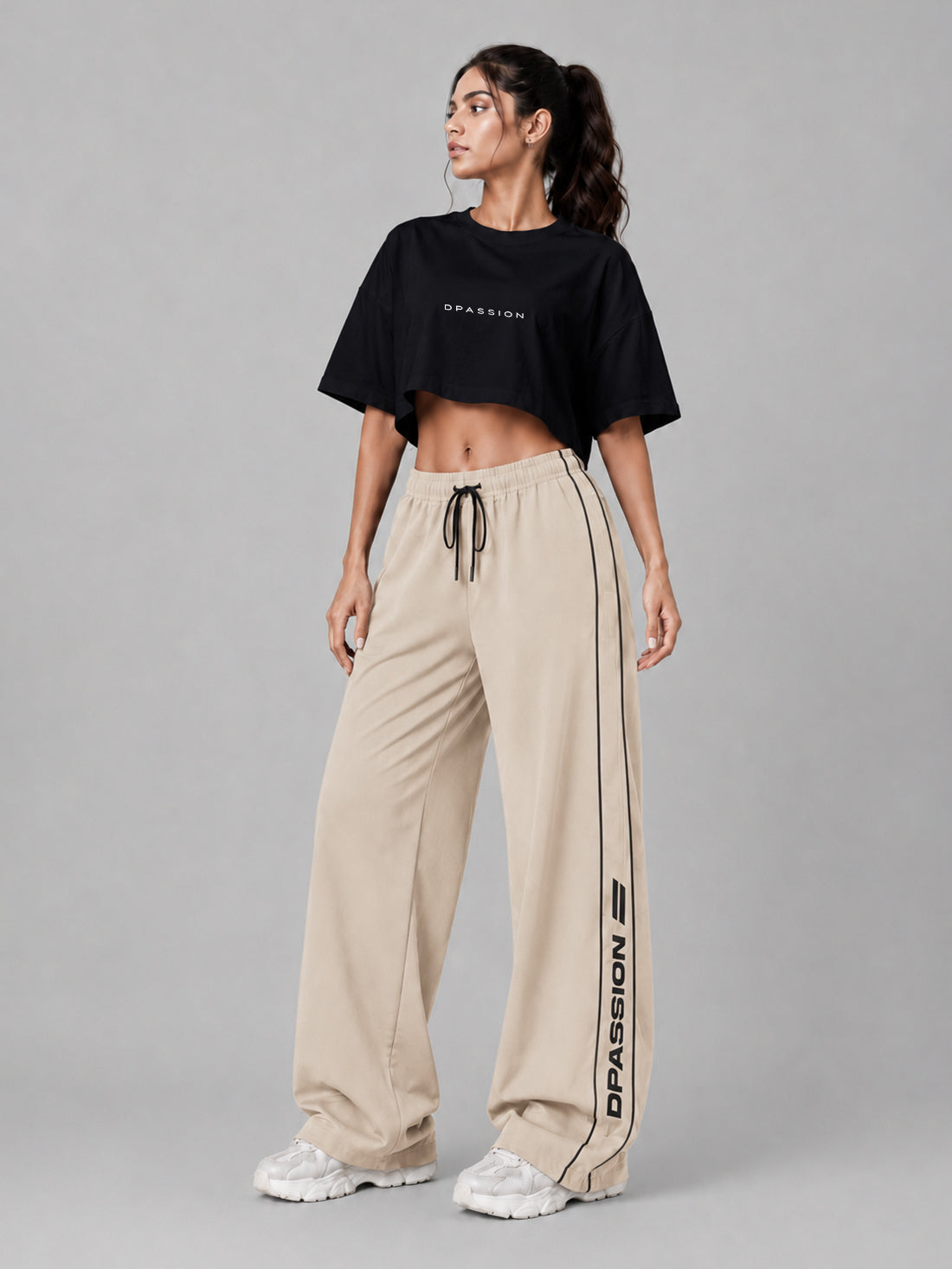 Dpassion Women's Wide Leg Track Pants | Sportswear Manufacturer