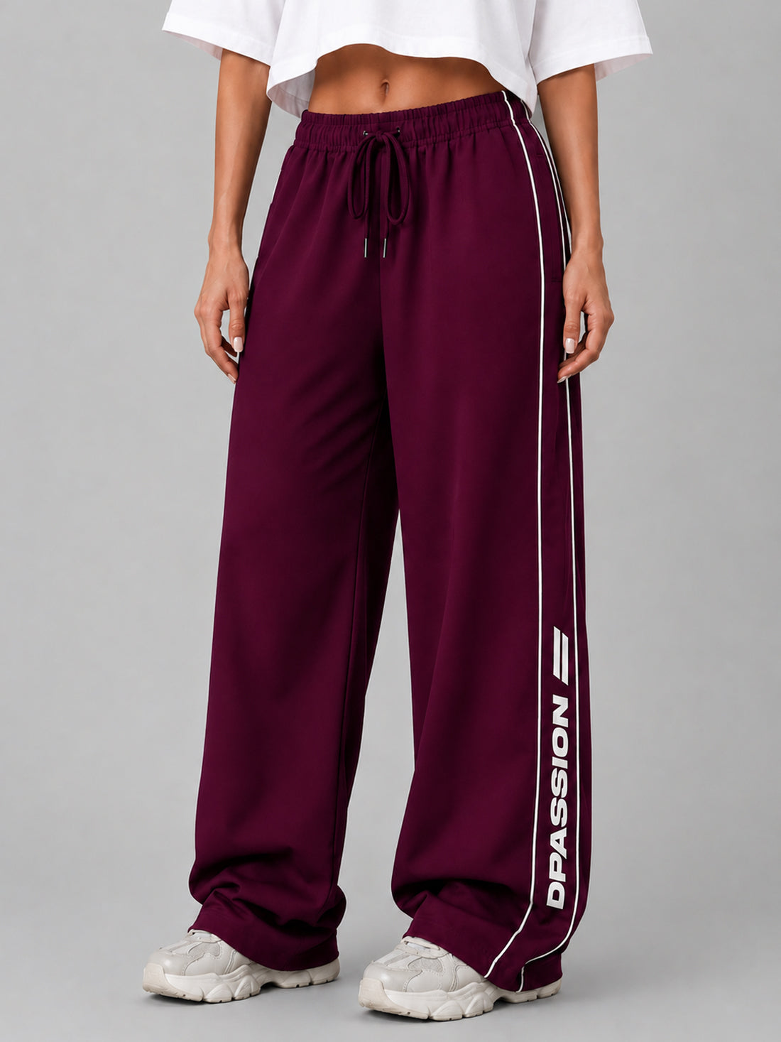 Dpassion Women's Wide Leg Track Pants | Sportswear Manufacturer