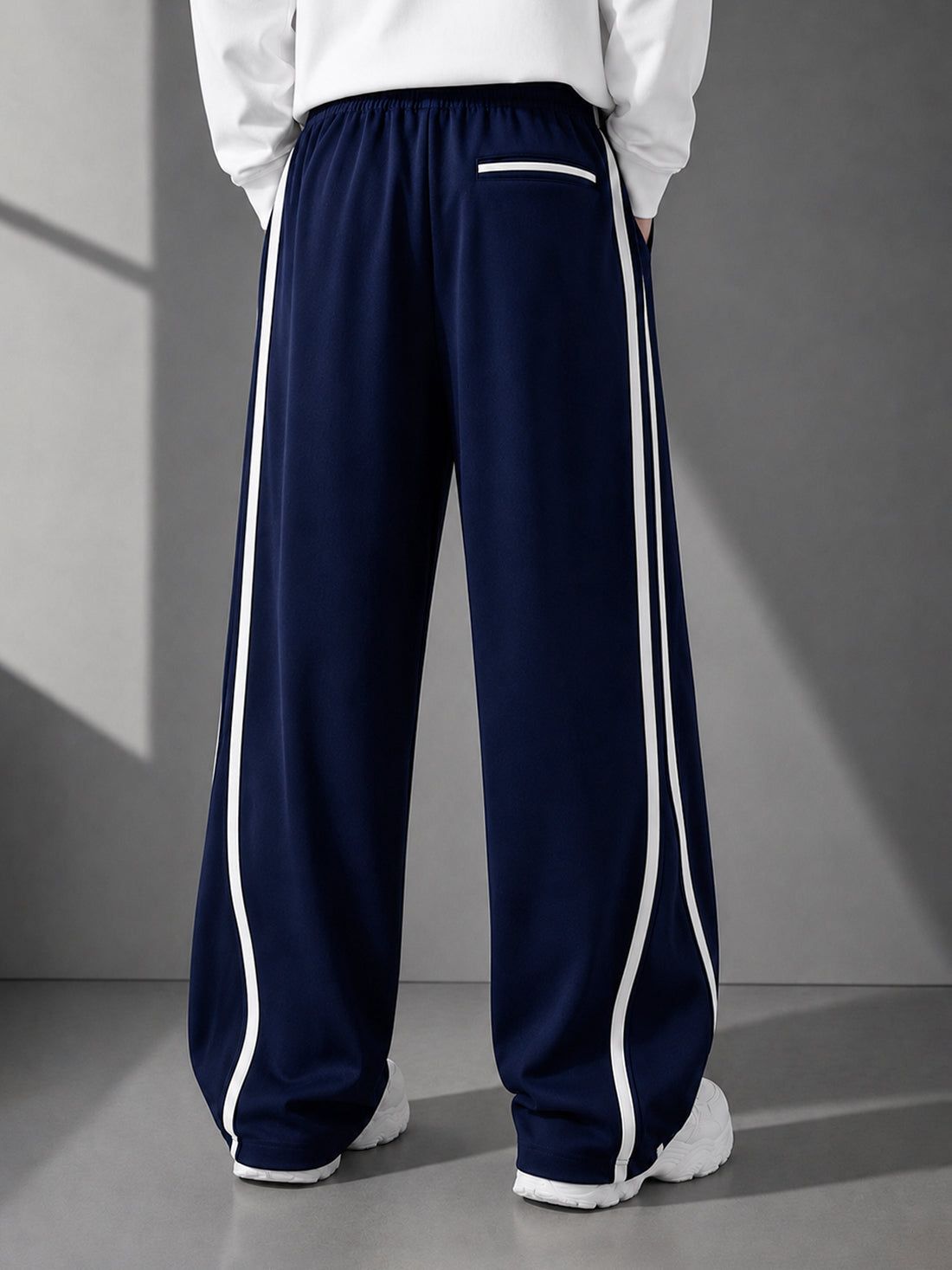 Dpassion Men's Oversized Wide Leg Track Pants | Sportswear Manufacturer