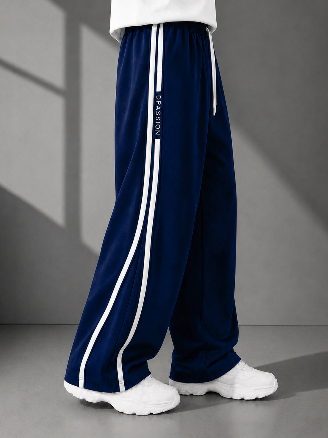 Dpassion Men's Oversized Wide Leg Track Pants | Sportswear Manufacturer