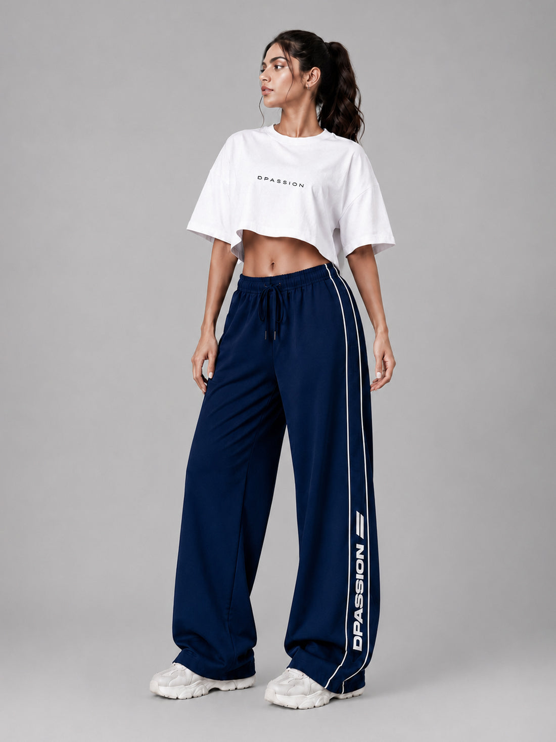 Dpassion Women's Wide Leg Track Pants | Sportswear Manufacturer