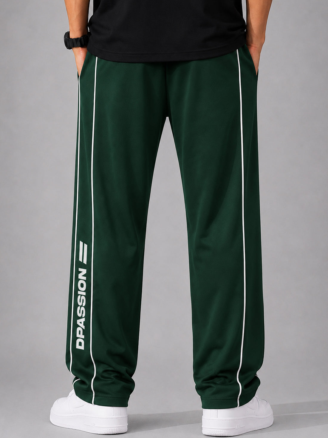 Dpassion Men's Oversized Wide Leg Track Pants | Activewear Manufacturer India