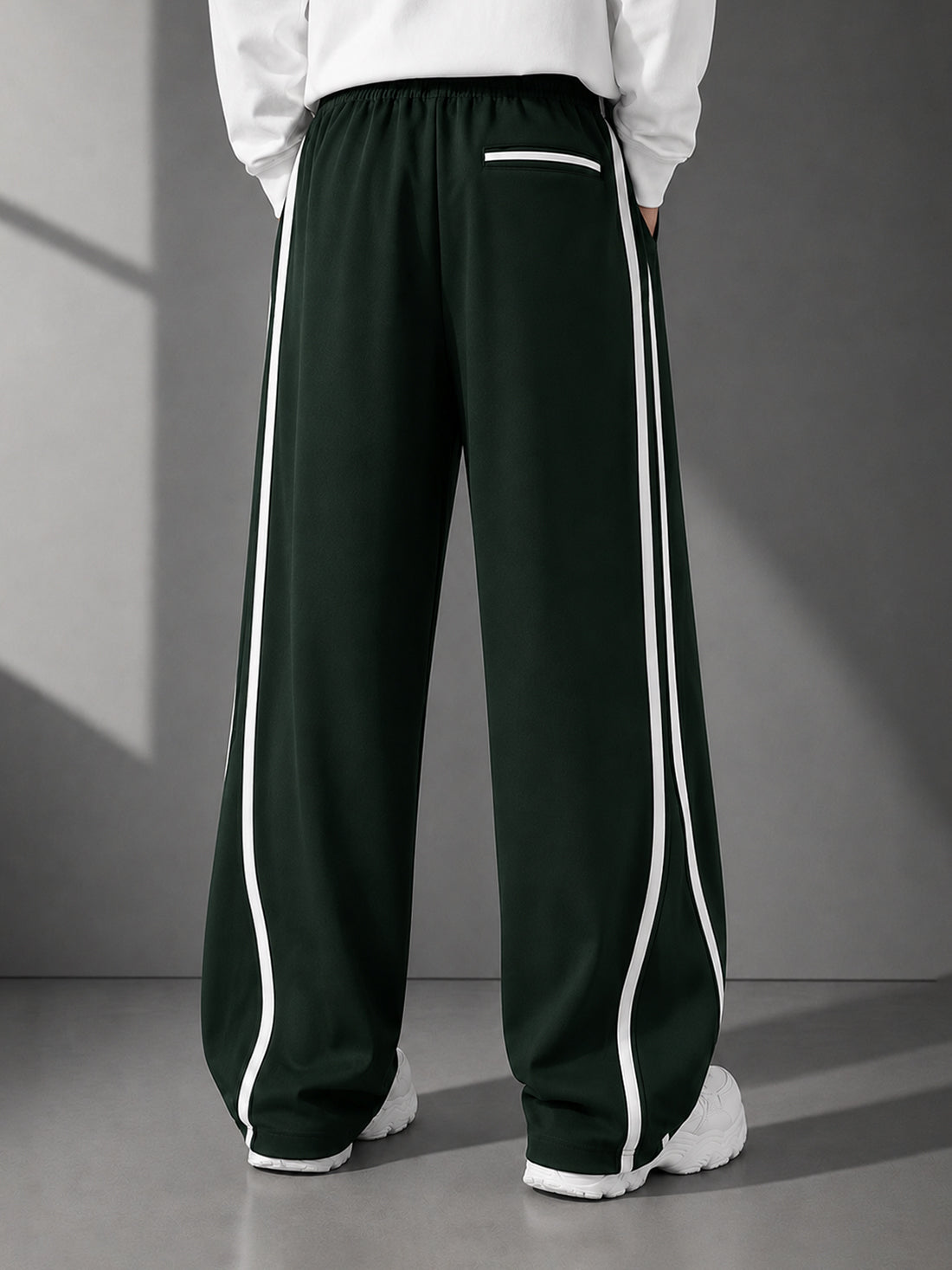 Dpassion Men's Oversized Wide Leg Track Pants | Sportswear Manufacturer
