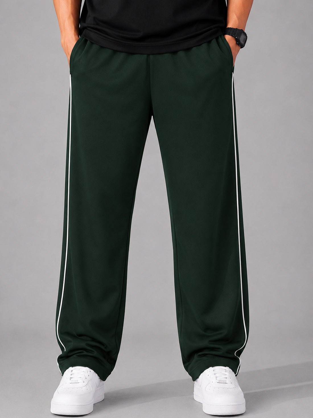 Dpassion Men's Oversized Wide Leg Track Pants | Activewear Manufacturer India