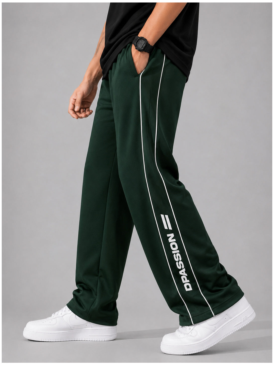 Dpassion Men's Oversized Wide Leg Track Pants | Activewear Manufacturer India