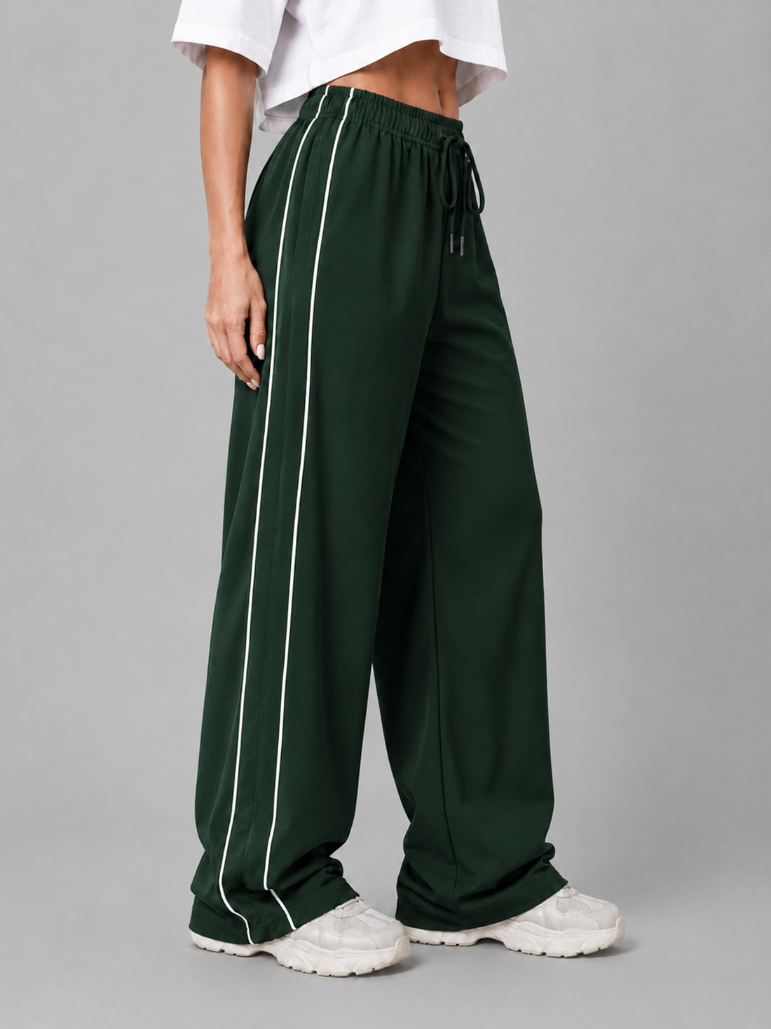 Dpassion Women's Wide Leg Track Pants | Sportswear Manufacturer