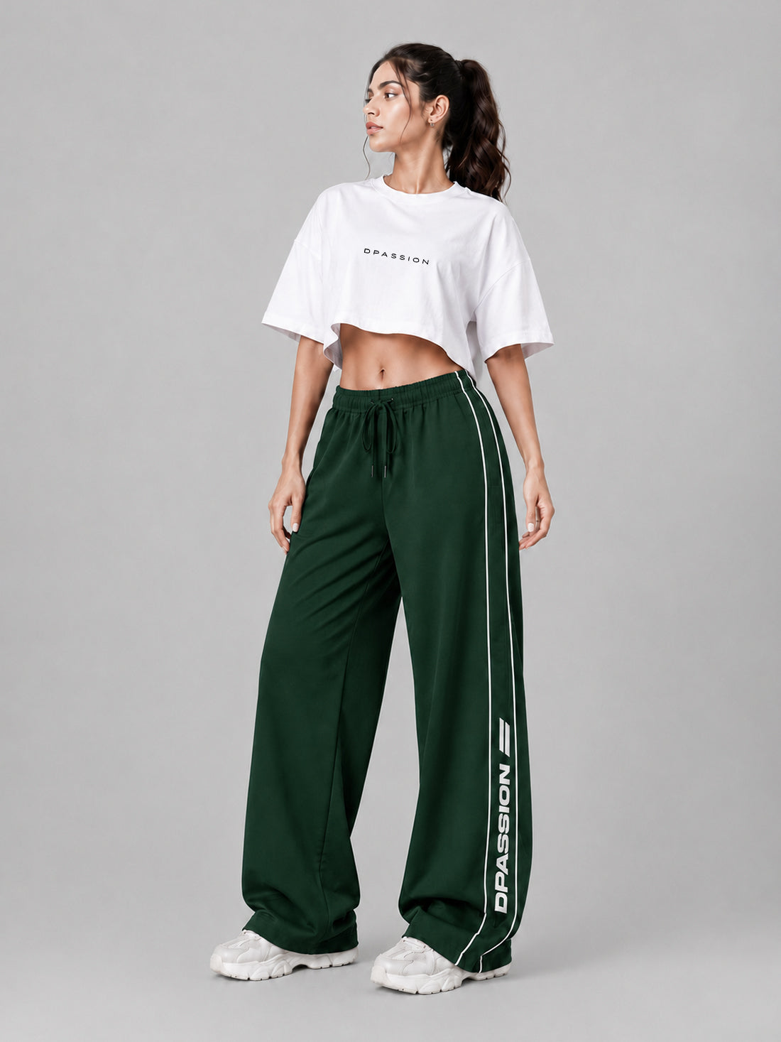 Dpassion Women's Wide Leg Track Pants | Sportswear Manufacturer