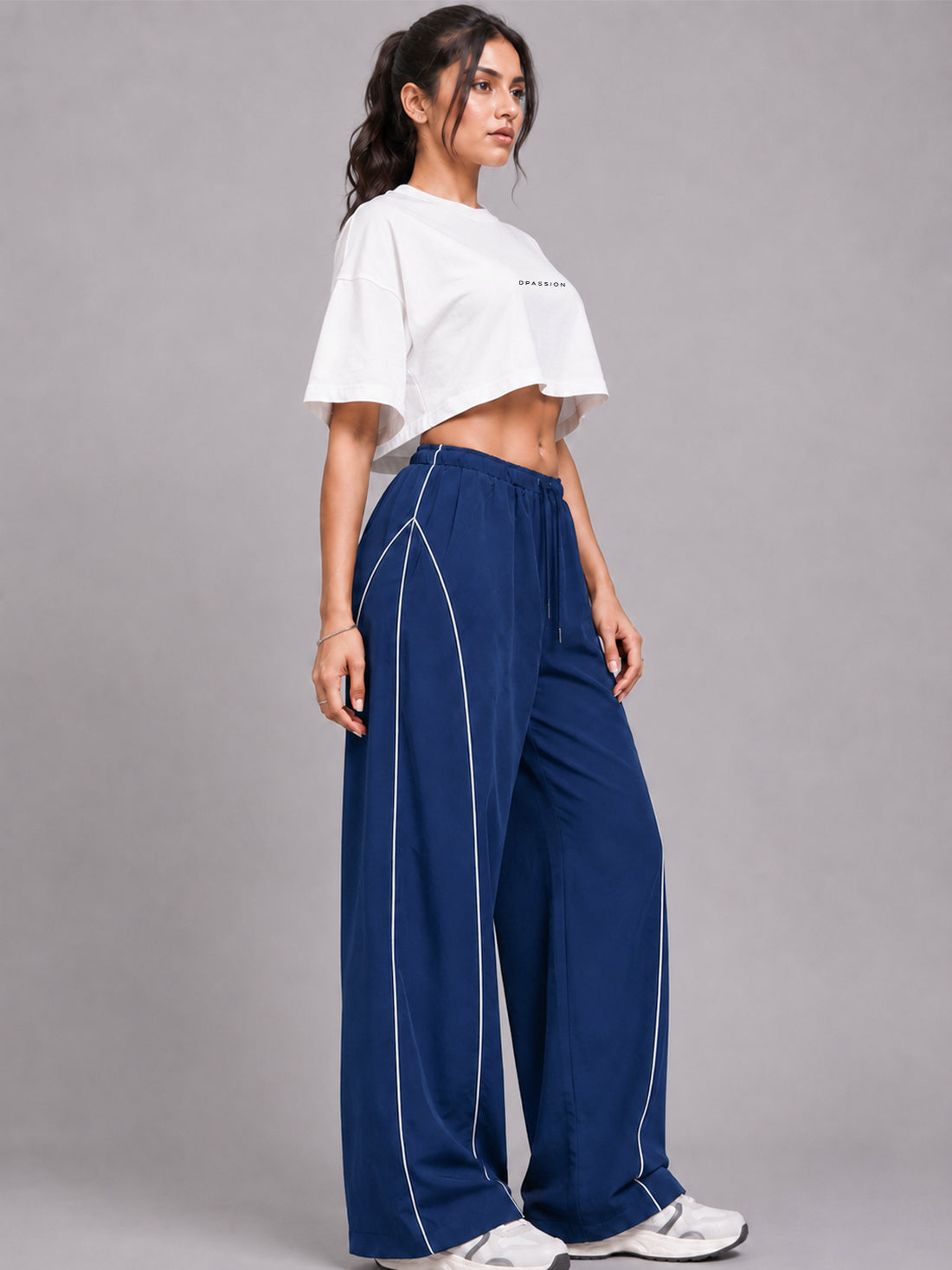 Dpassion Women's Wide Leg Track Pants | Sportswear Manufacturer