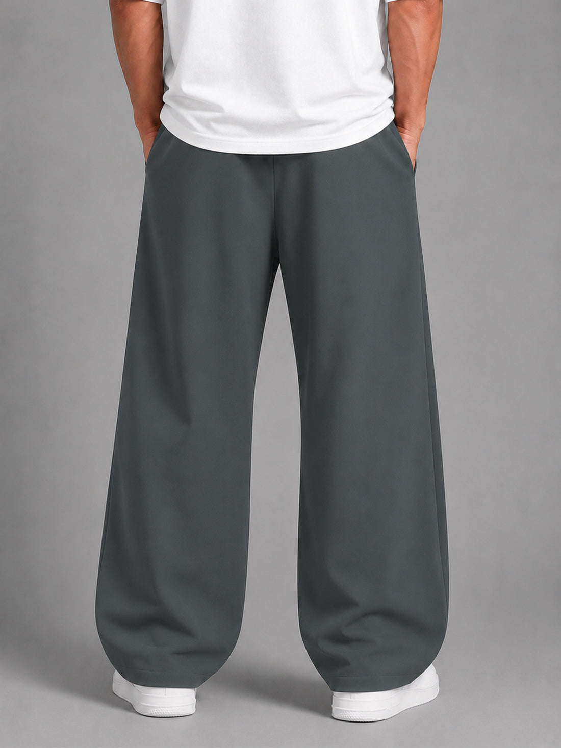 Dpassion Men's Oversized Wide Leg Track Pants | Wholesale Manufacturer India