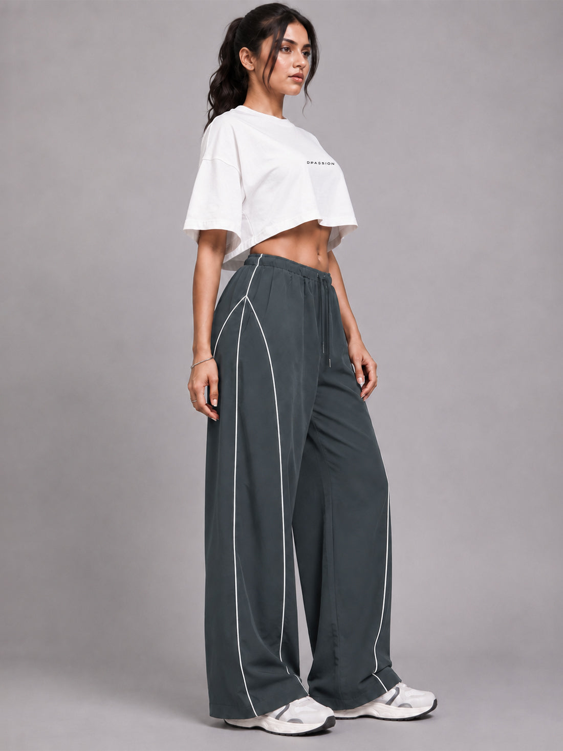 Dpassion Women's Wide Leg Track Pants | Sportswear Manufacturer