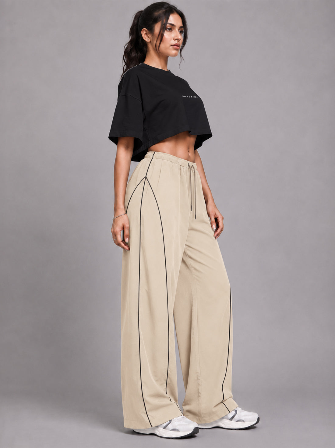 Dpassion Women's Wide Leg Track Pants | Sportswear Manufacturer