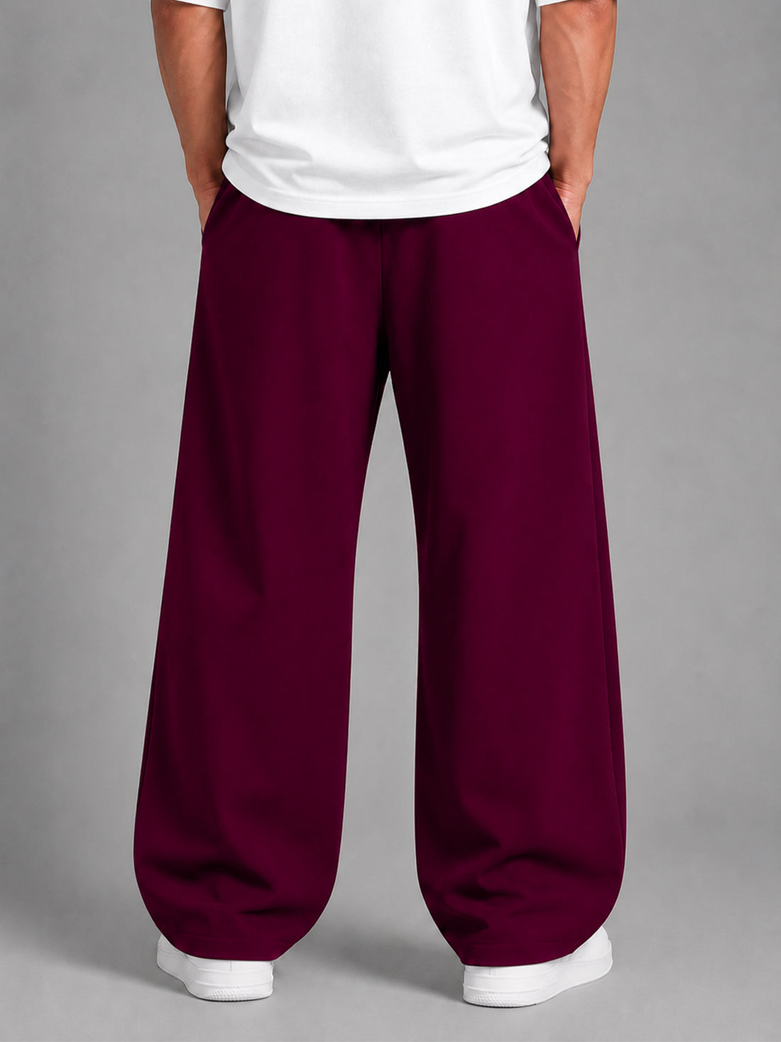 Dpassion Men's Oversized Wide Leg Track Pants | Wholesale Manufacturer India