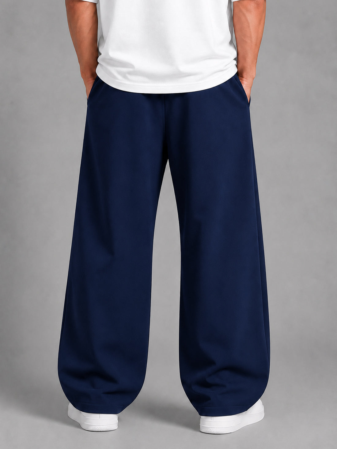 Dpassion Men's Oversized Wide Leg Track Pants | Wholesale Manufacturer India