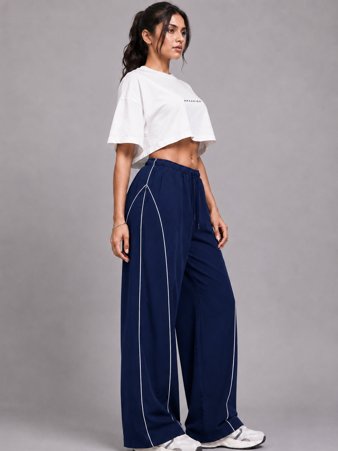 Dpassion Women's Wide Leg Track Pants | Sportswear Manufacturer