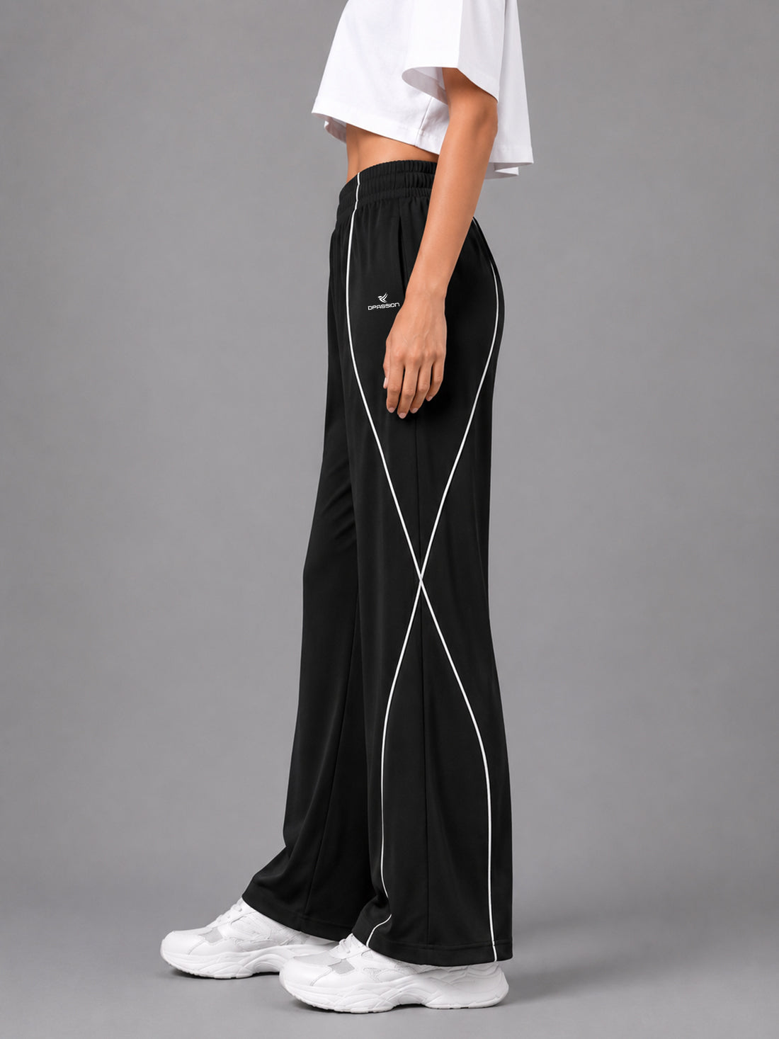 Dpassion Women's Wide Leg Track Pants | Sportswear Manufacturer