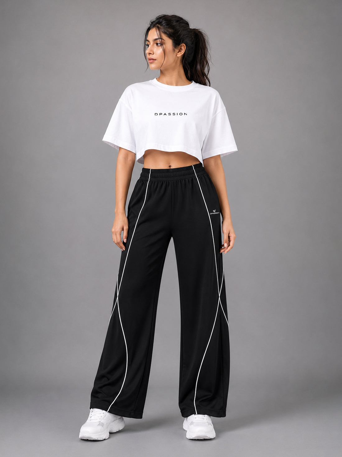 Dpassion Women's Wide Leg Track Pants | Sportswear Manufacturer