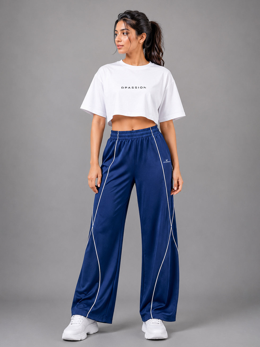 Dpassion Women's Wide Leg Track Pants | Sportswear Manufacturer