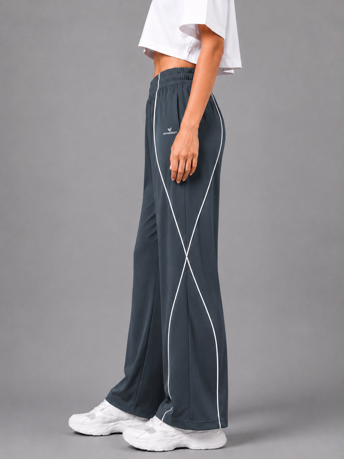 Dpassion Women's Wide Leg Track Pants | Sportswear Manufacturer