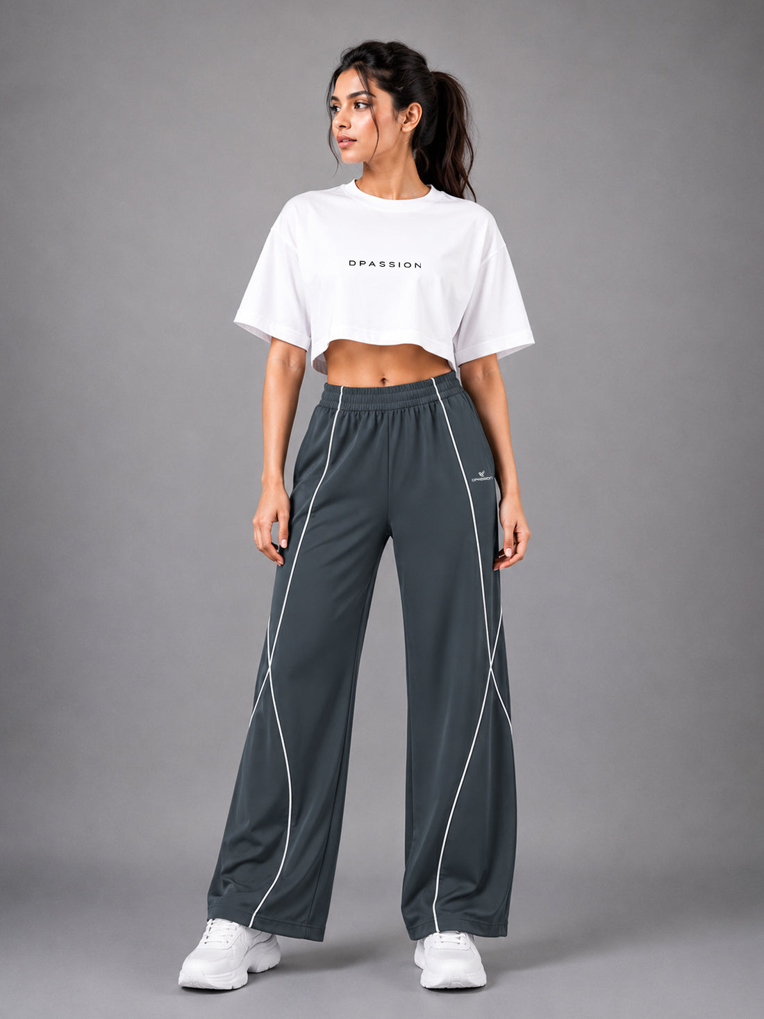 Dpassion Women's Wide Leg Track Pants | Sportswear Manufacturer