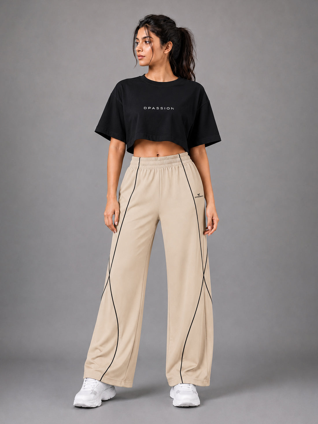Dpassion Women's Wide Leg Track Pants | Sportswear Manufacturer