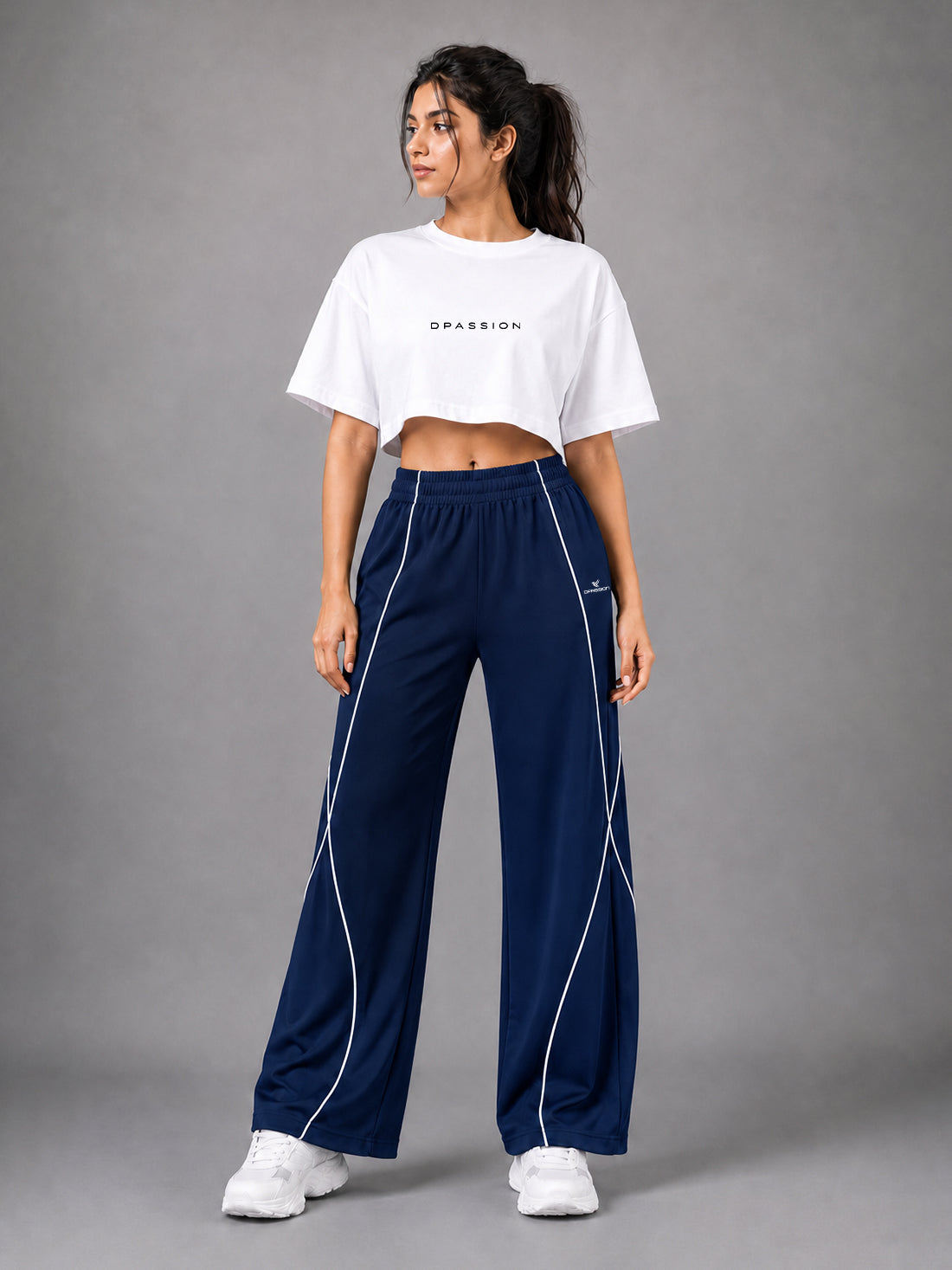 Dpassion Women's Wide Leg Track Pants | Sportswear Manufacturer