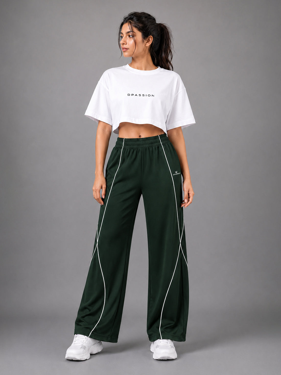 Dpassion Women's Wide Leg Track Pants | Sportswear Manufacturer