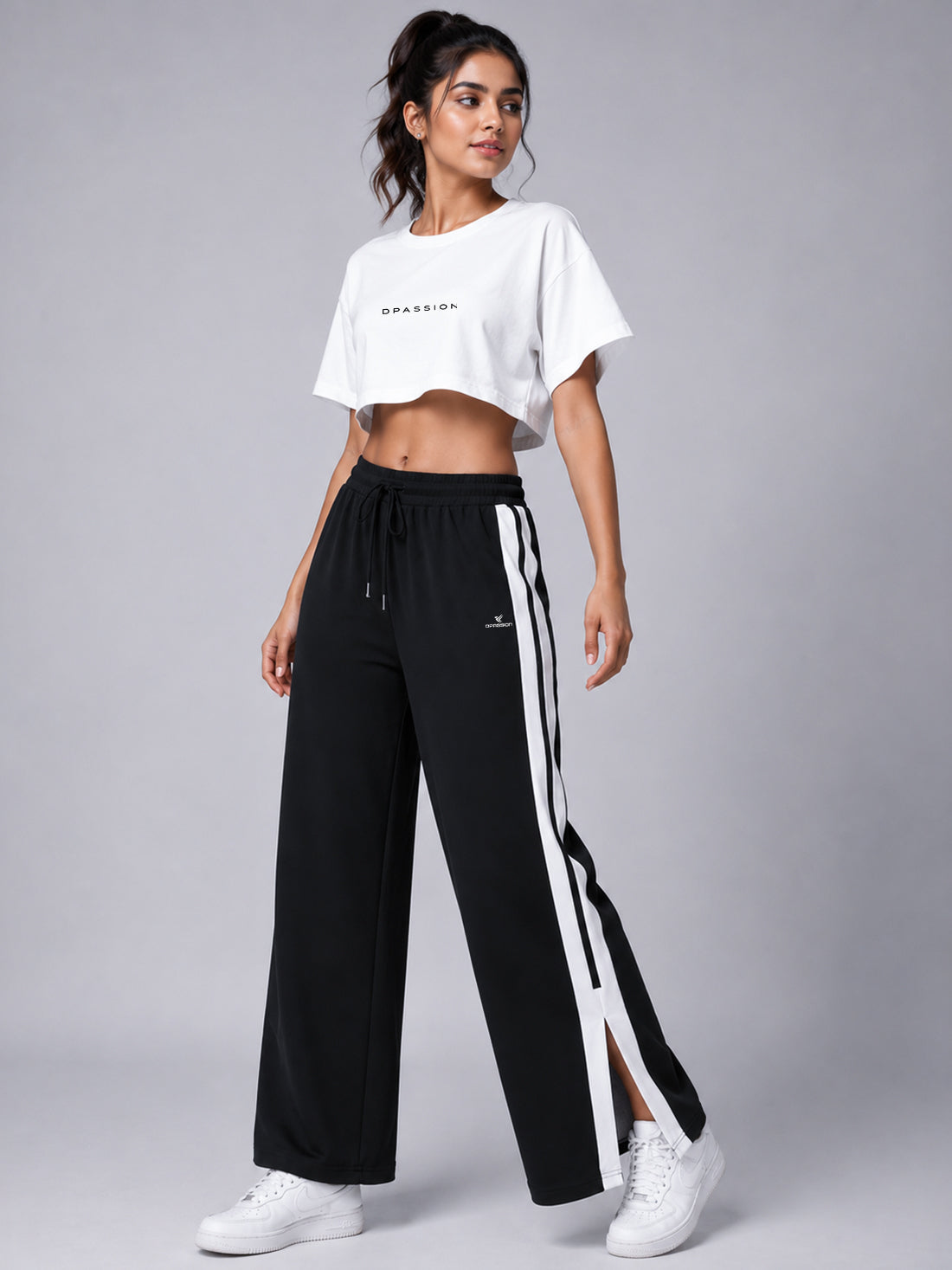 Dpassion Women's Wide Leg Track Pants | Sportswear Manufacturer