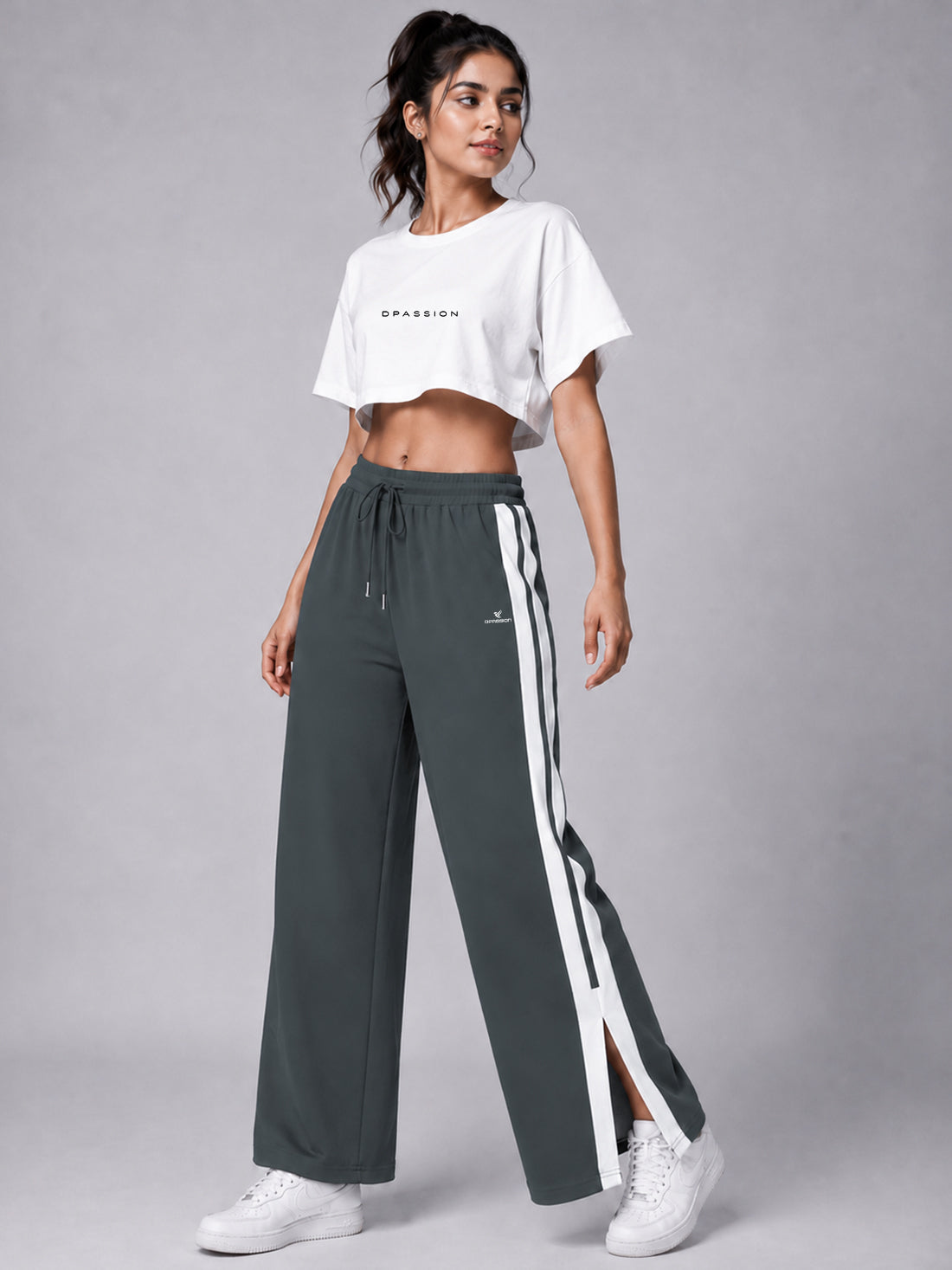 Dpassion Women's Wide Leg Track Pants | Sportswear Manufacturer