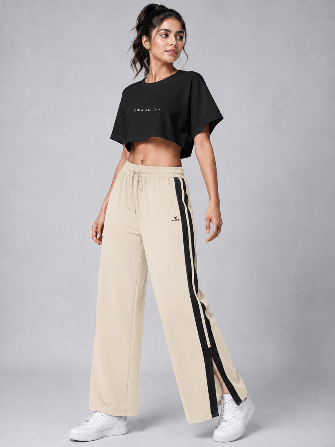 Dpassion Women's Wide Leg Track Pants | Sportswear Manufacturer