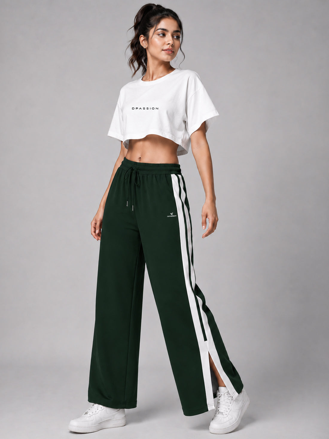Dpassion Women's Wide Leg Track Pants | Sportswear Manufacturer