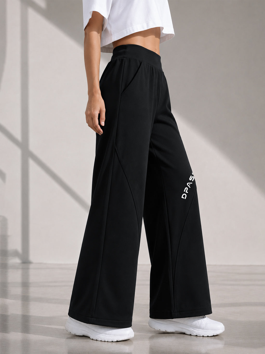 Dpassion Women's Wide Leg Track Pants | Sportswear Manufacturer - DPASSION.COM