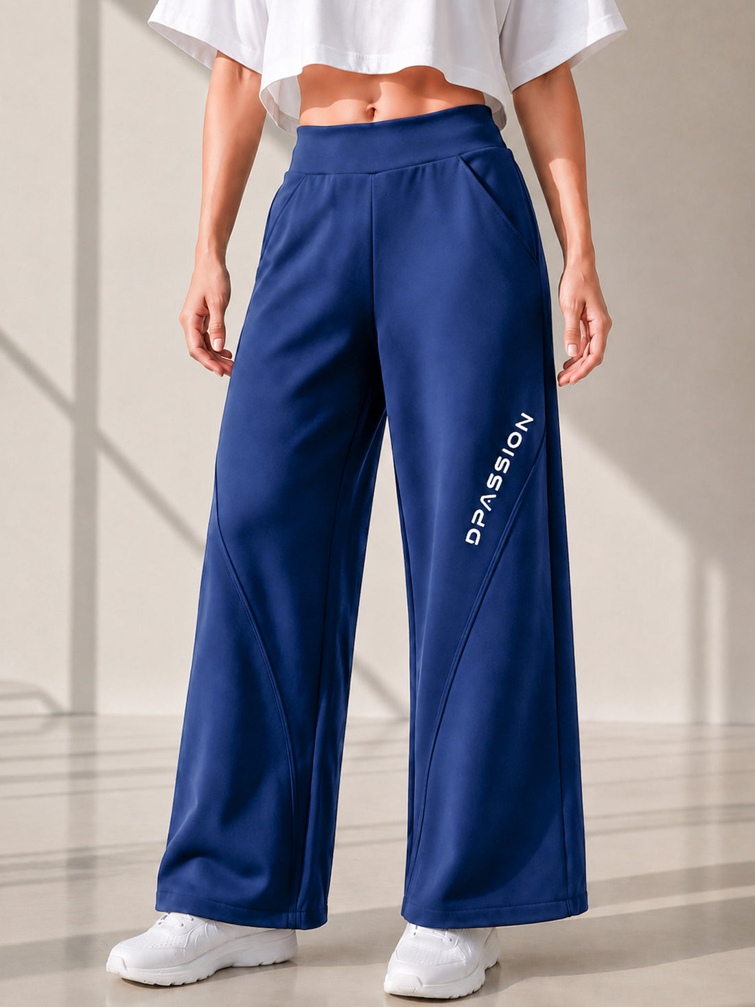 Dpassion Women's Wide Leg Track Pants | Sportswear Manufacturer - DPASSION.COM