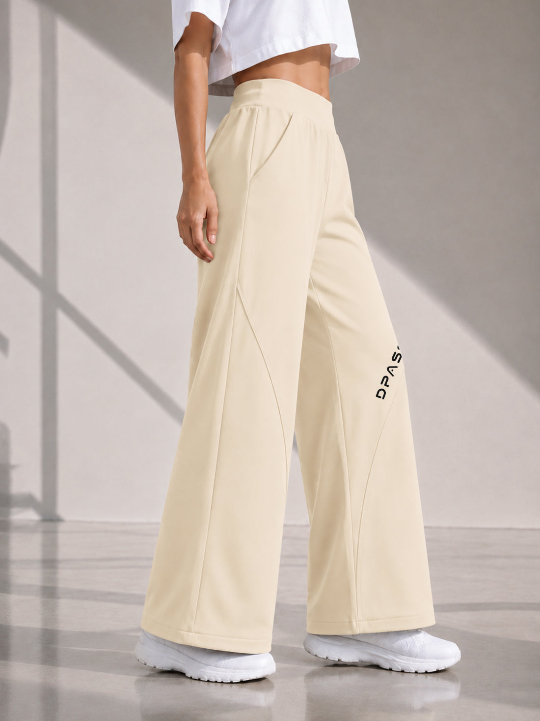 Dpassion Women's Wide Leg Track Pants | Sportswear Manufacturer - DPASSION.COM