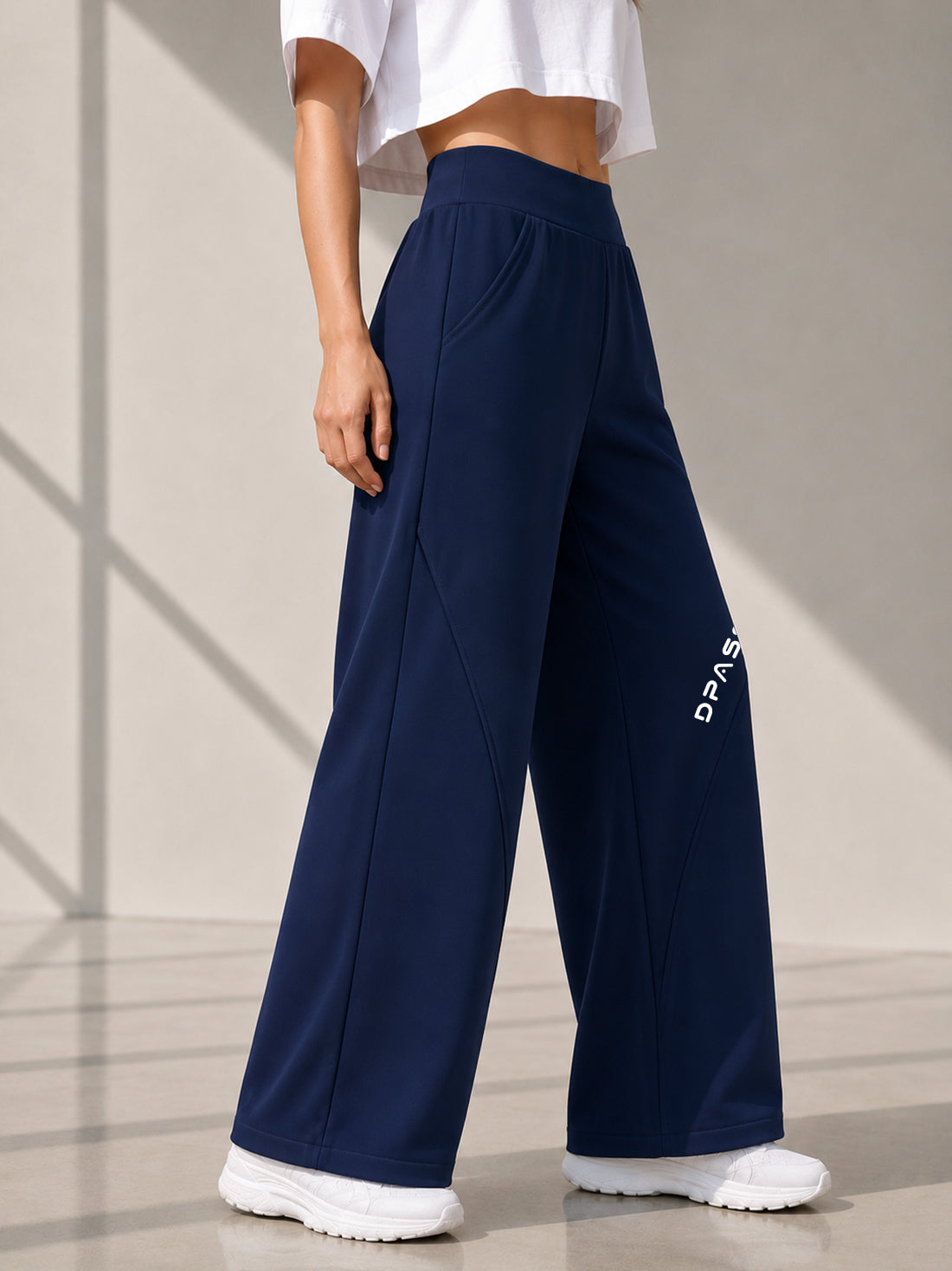 Dpassion Women's Wide Leg Track Pants | Sportswear Manufacturer - DPASSION.COM