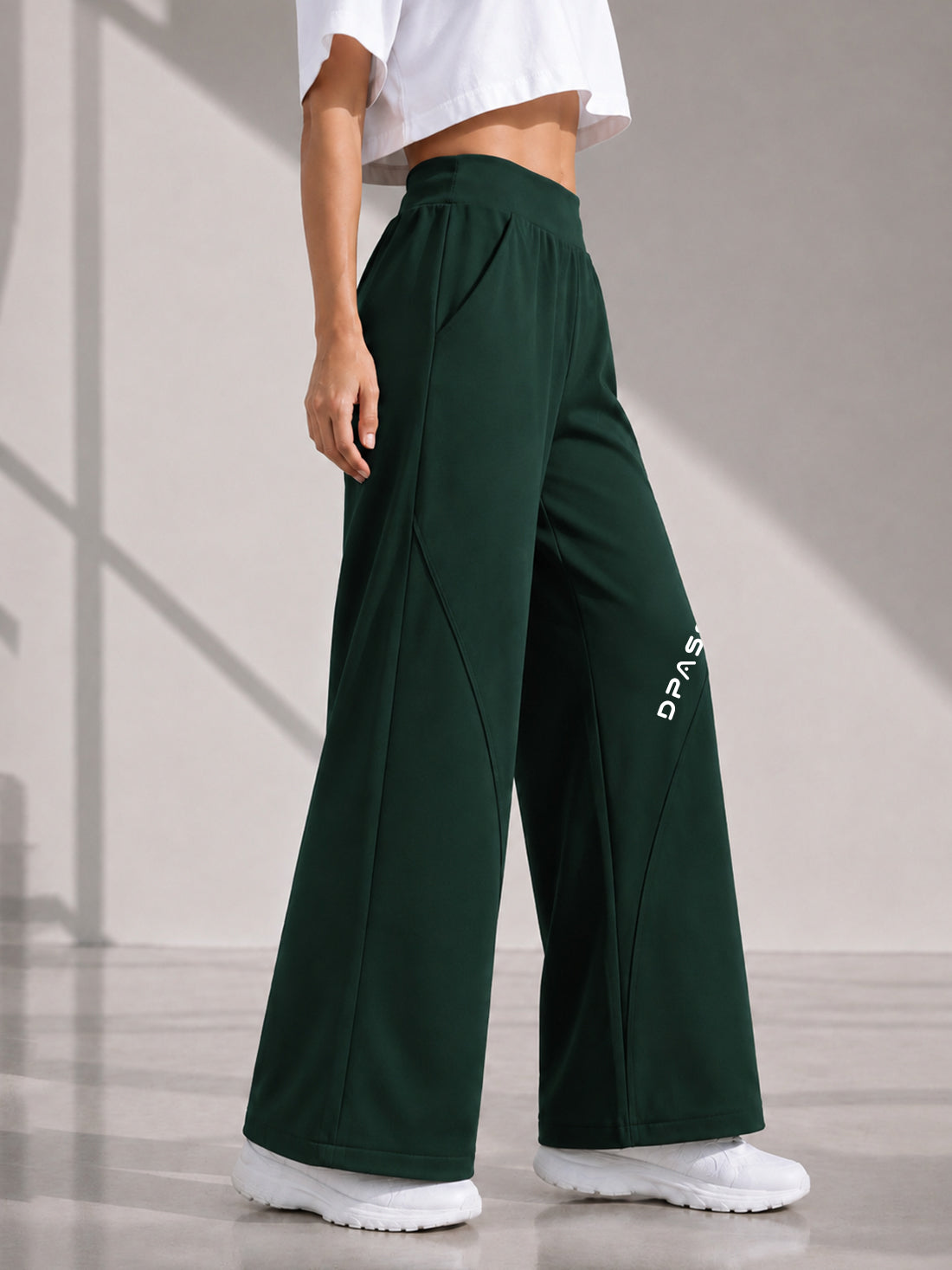 Dpassion Women's Wide Leg Track Pants | Sportswear Manufacturer - DPASSION.COM