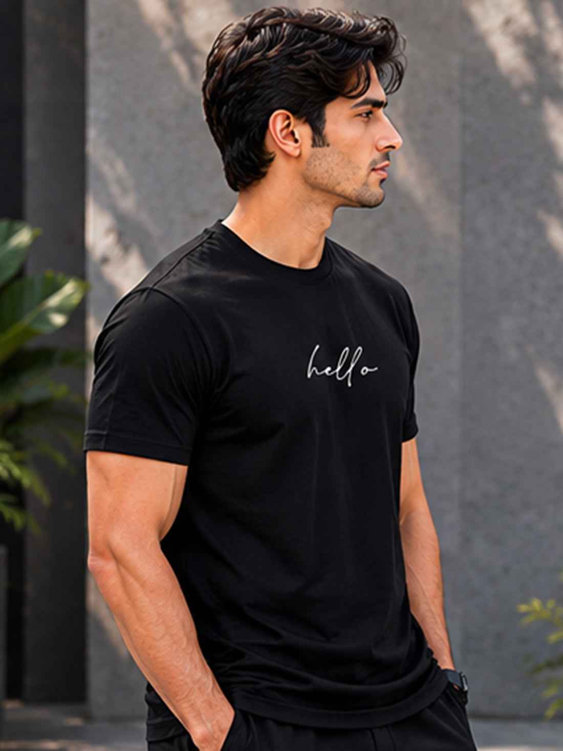 Dpassion Hello Minimalist Men's Performance T-Shirt