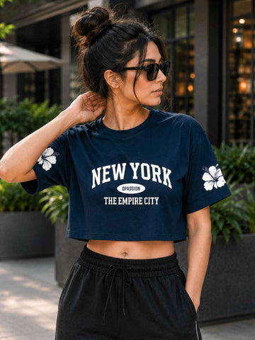 Women's Oversized Crop T-Shirt | Premium Cotton Manufacturer India