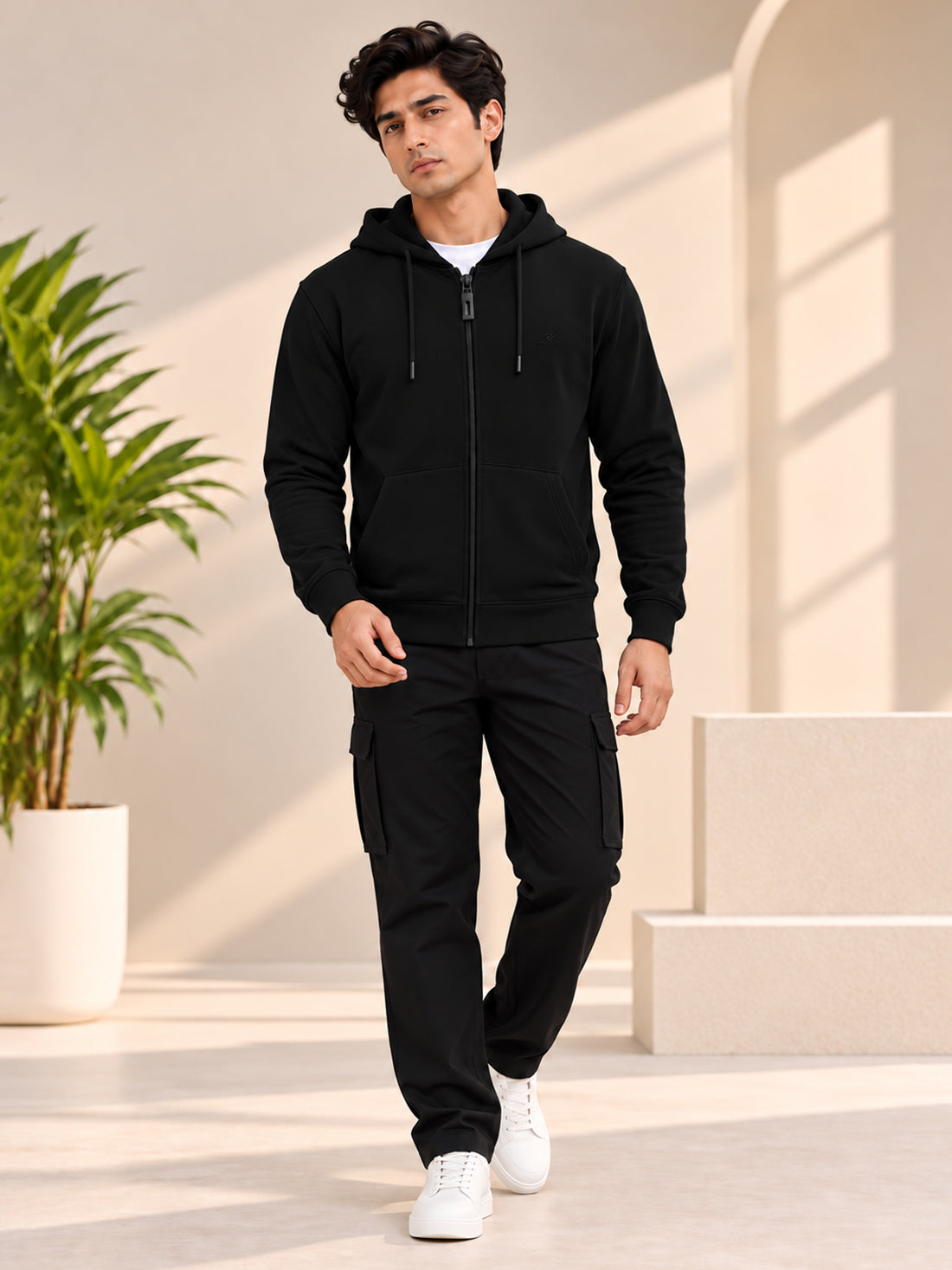 Dpassion Men’s Premium 340 GSM Hooded Sports Jacket – Wholesale Manufacturer & Exporter