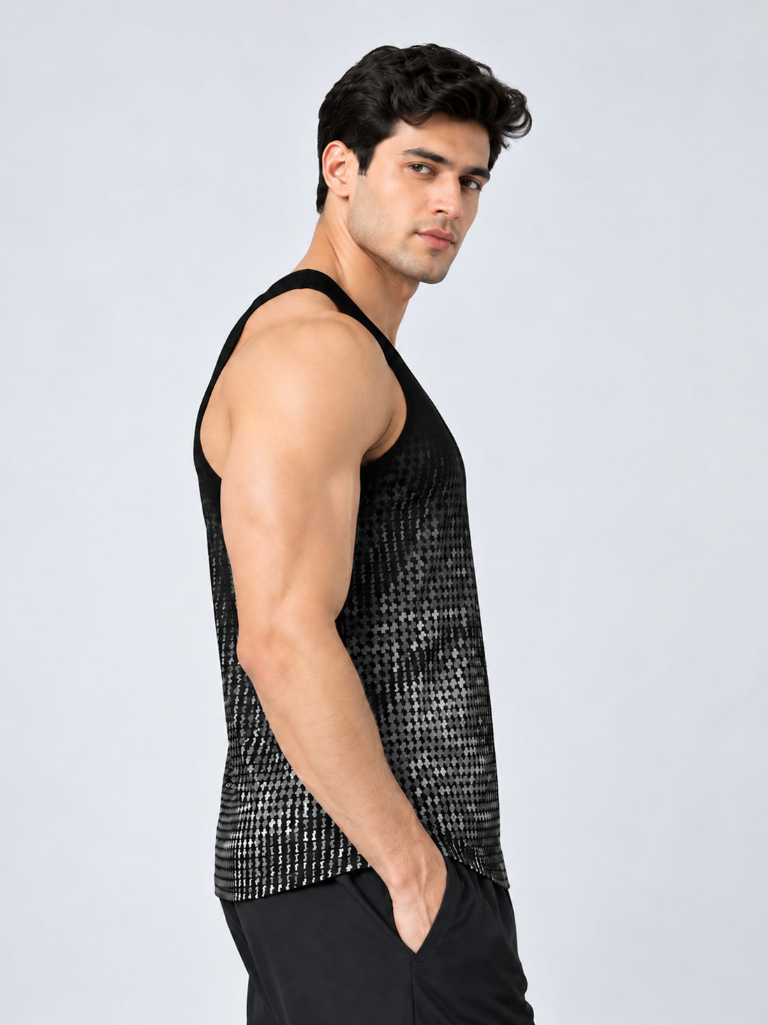 Men’s 4-Way Stretch Sports Singlet | Super Soft Gym & Training Wear Manufacturer & Wholesale Supplier