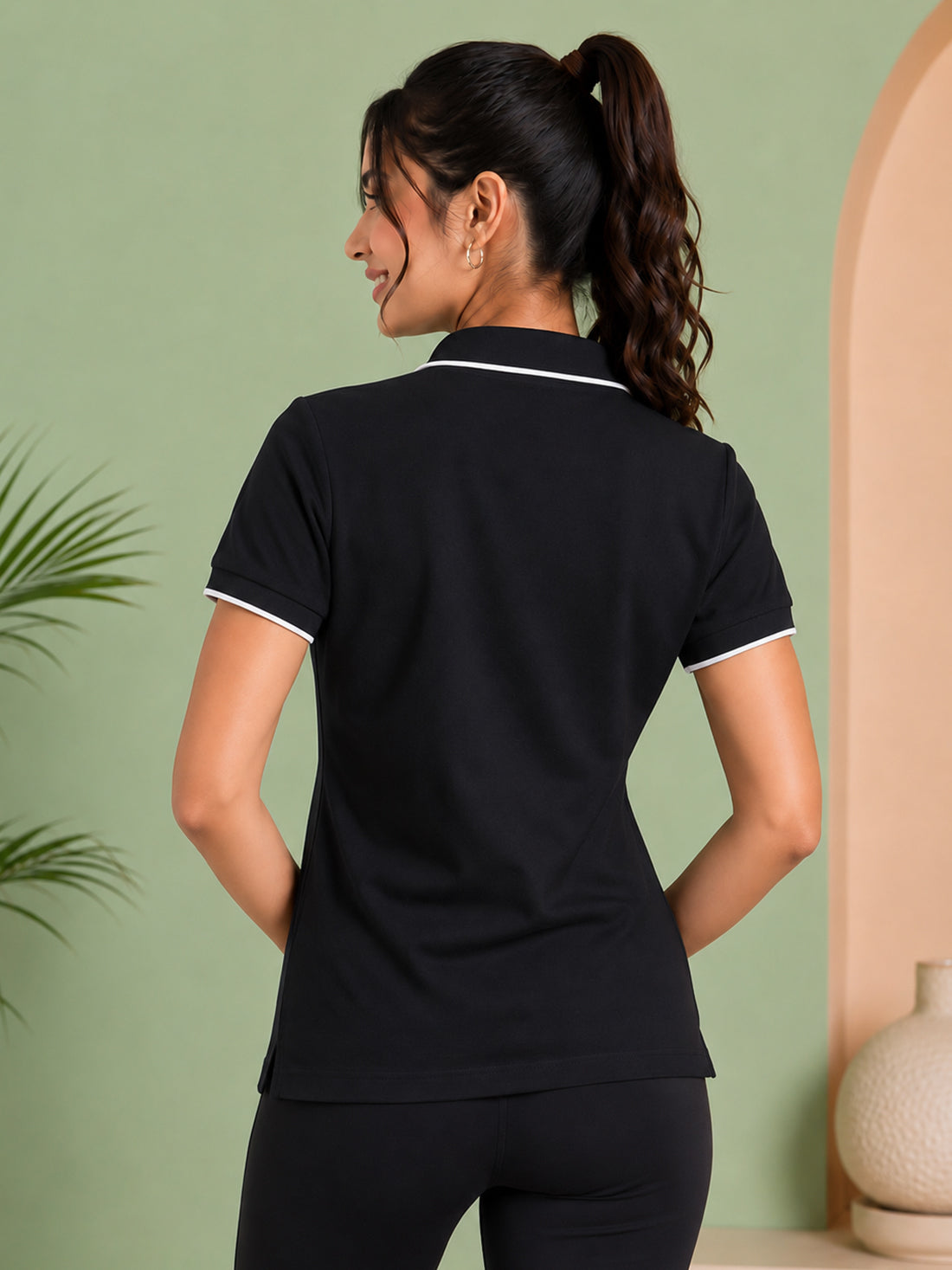 Women’s Premium Polo T-Shirt | Contrast Collar & Cuffs | Wholesale Manufacturer & Supplier