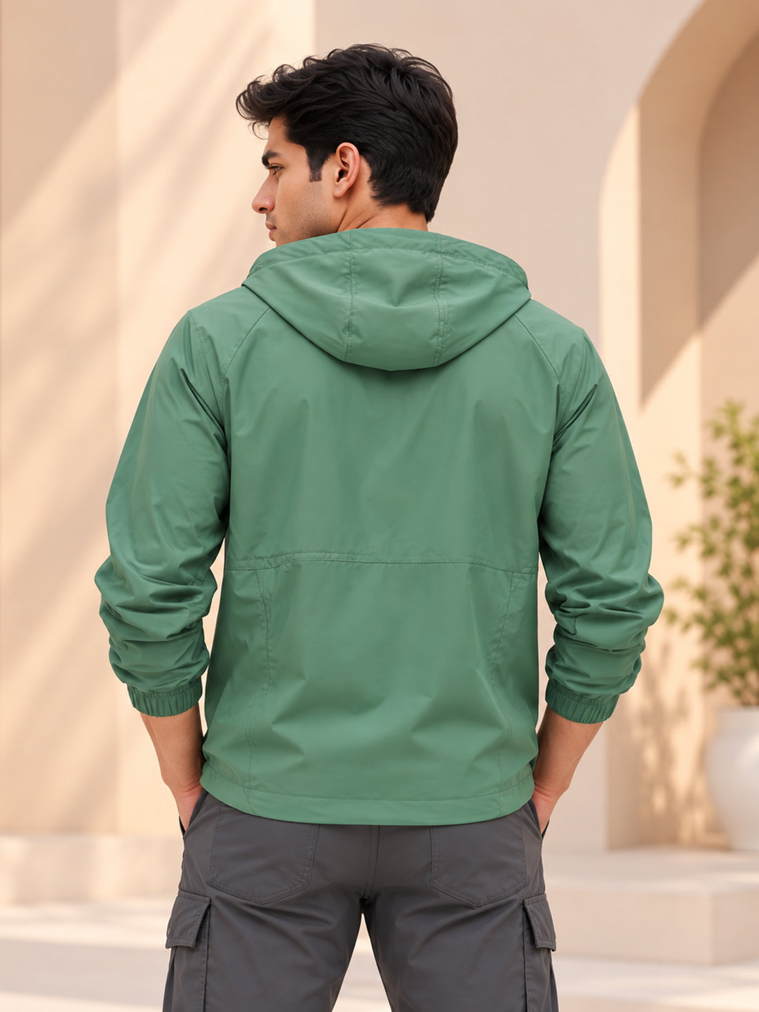 Dpassion Men’s Premium Hooded Windcheater Jacket – Wholesale Manufacturer & Exporter