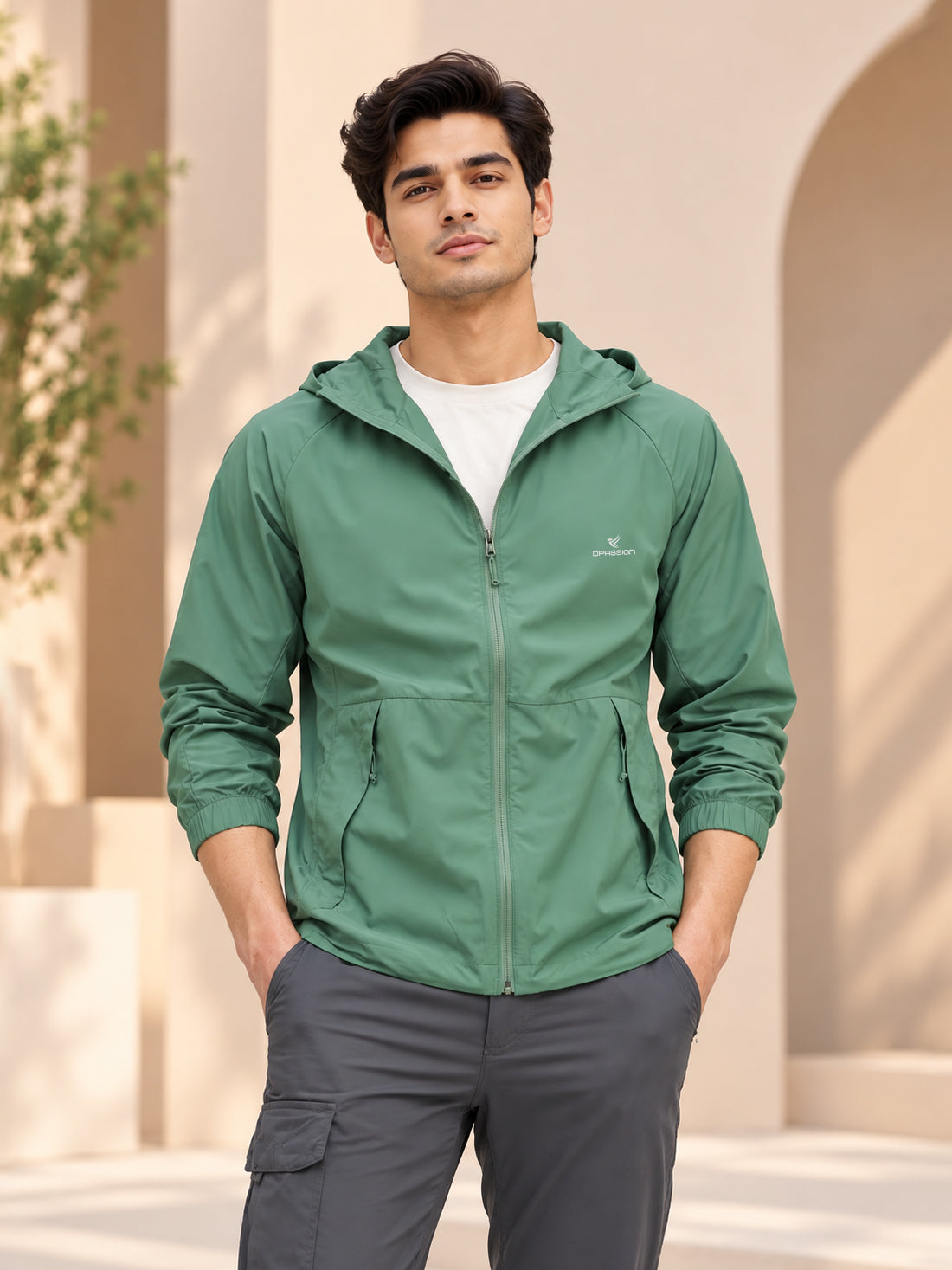 Dpassion Men’s Premium Hooded Windcheater Jacket – Wholesale Manufacturer & Exporter