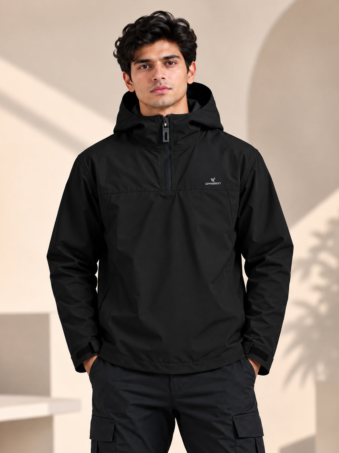 Dpassion Men’s Premium Hooded Windcheater Jacket – Wholesale Manufacturer & Exporter